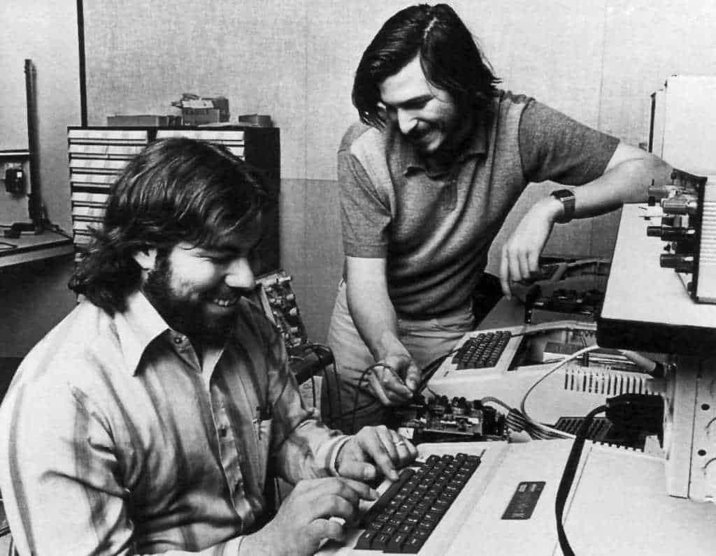 Apple II with Steve Wozniak and Steve Jobs