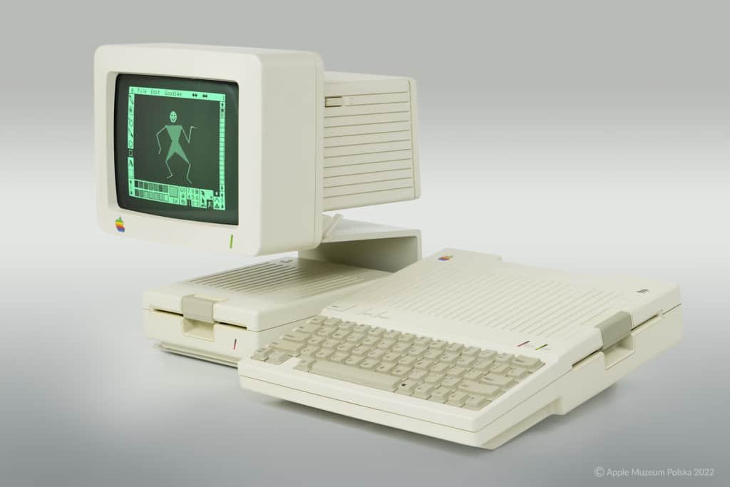 Apple IIc with Monitor IIc and Disk IIc Drive