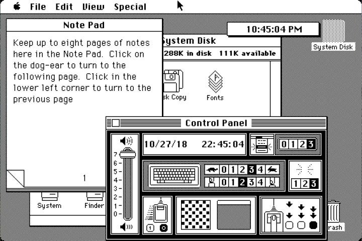 Macintosh System Software 0.1