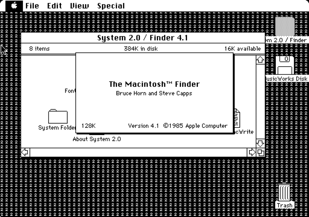 Macintosh System Software 0.3