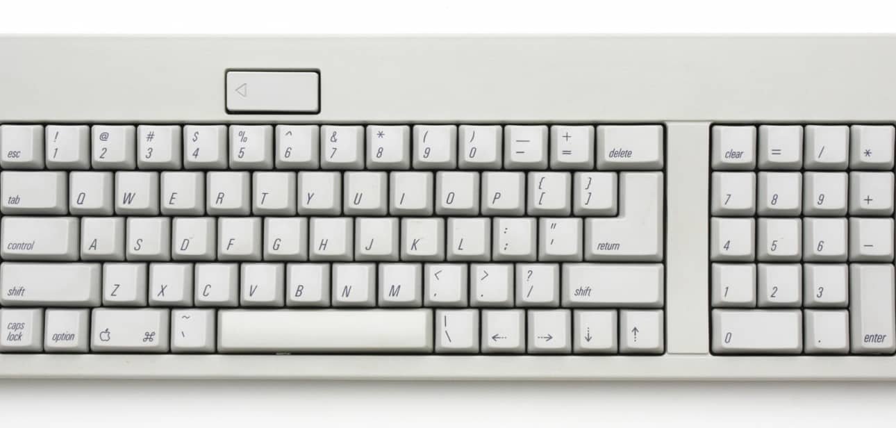 売れ筋アイテムラン Apple Keyboard M0116 ADB-USB変換器付属 - PC ...