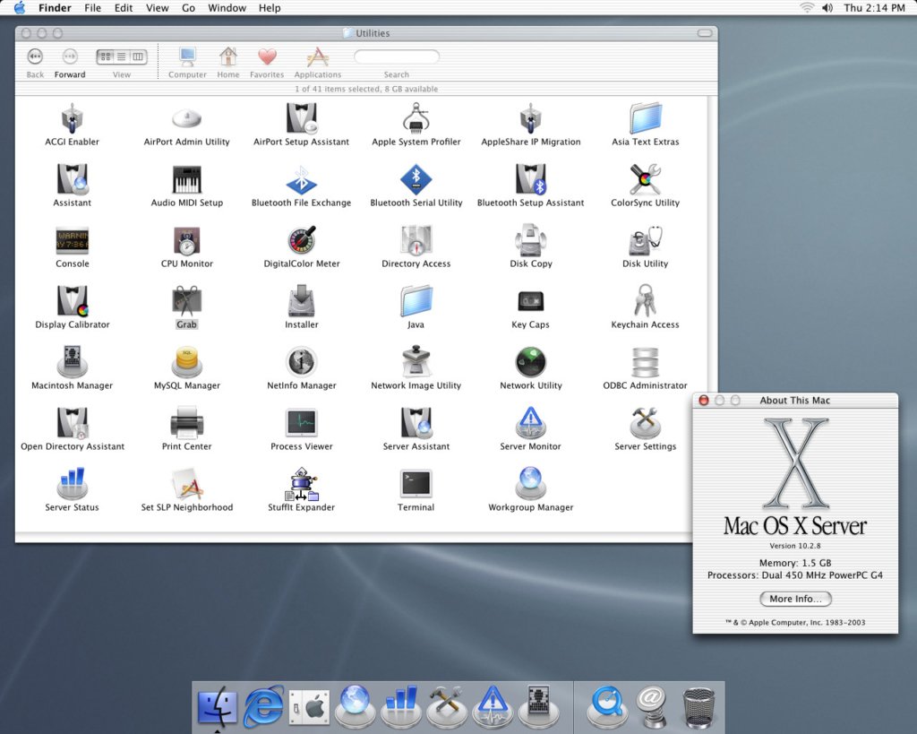 Mac OS X Server 10.2.8
