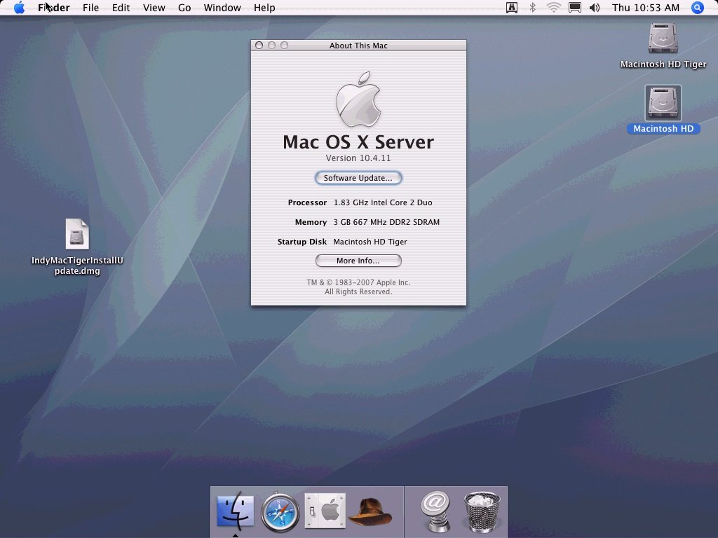 Mac OS X Server 10.4.11 Tiger