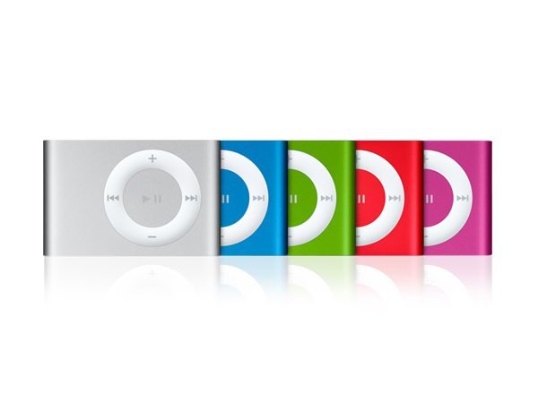 iPod shuffle 2nd Generation Colors
