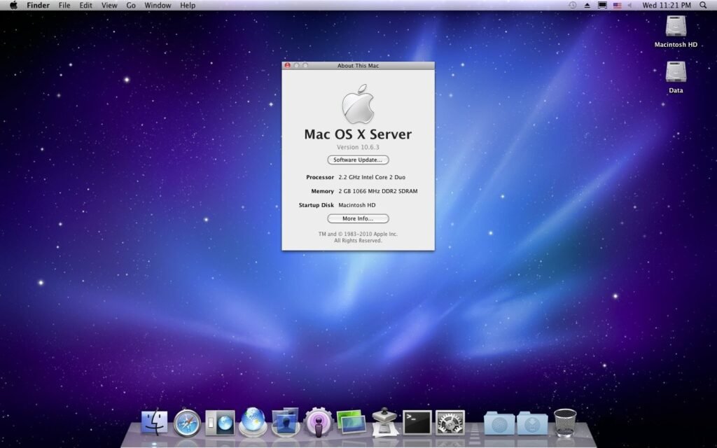 Mac OS X Server 10.6.3 Snow Leopard