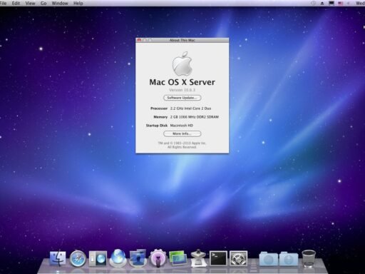 Mac OS X Server 10.6.3 Snow Leopard